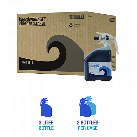 PDC All Purpose Cleaner, Lavender Scent, 3 L Bottle, 2/Carton (4811)