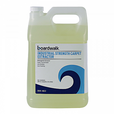 Industrial Strength Carpet Extractor, Clean Scent, 1 gal Bottle, 4/Carton (4822)