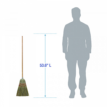 Corn/Fiber Brooms, Corn/Yucca Bristles, 53.5