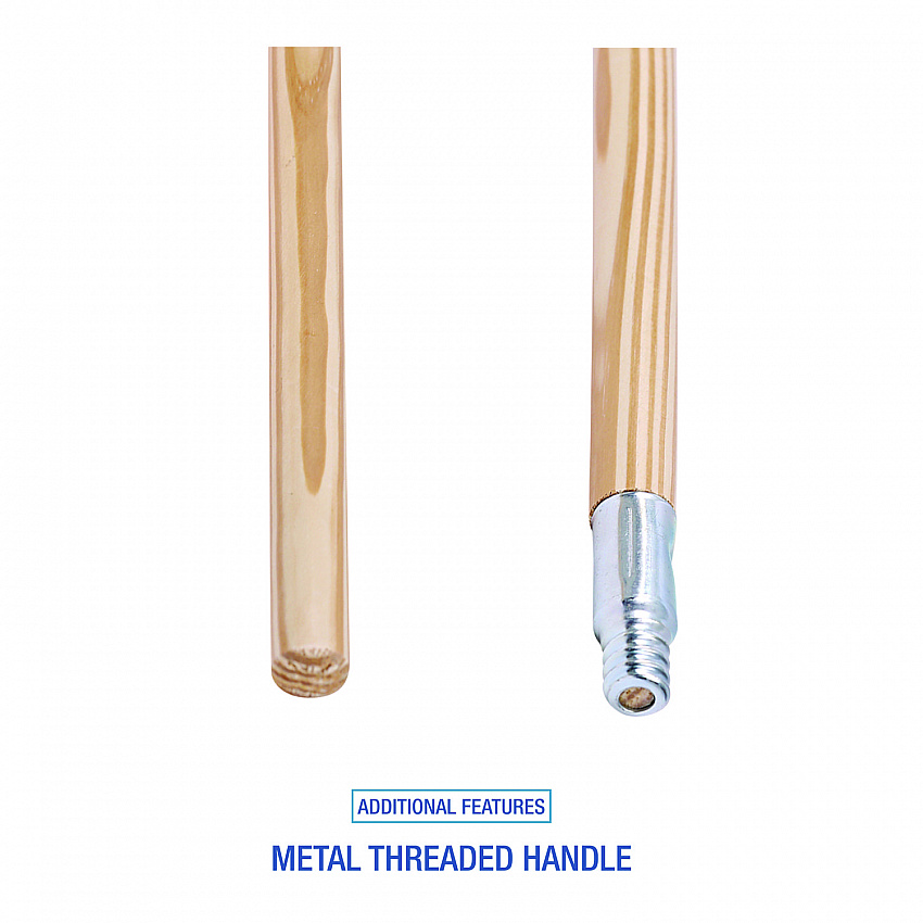 Cleaning Kit, Medium Blue Cotton/Rayon/Synthetic Head, 60" Natural/Yellow Wood/Metal Handle (CLEANKIT)