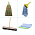 Cleaning Kit, Medium Blue Cotton/Rayon/Synthetic Head, 60