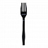 Heavyweight Polypropylene Cutlery, Fork, Plastic, Black, 1,000/Carton (FORKHWPPBLA)