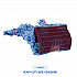 Cotton Mop Heads, Cotton/Synthetic, Large, Looped End, Wideband, Blue, 12/Carton (LM30311L)