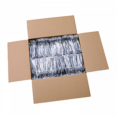 Heavyweight Wrapped Polystyrene Cutlery, Soup Spoon, Plastic, Black, 1,000/Carton (SSHWPSBIW)