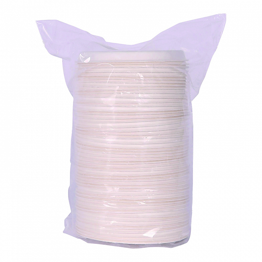 Vanguard Sugarcane Portion Cup Lid, Fits 4 oz Portion Cups, White, 1,800/Carton (EPSPCLID4NFA)