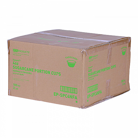Vanguard Renewable and Compostable Sugarcane Portion Cups, 4 oz, White, 1,000/Carton (EPSPC4NFA)