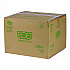 Renewable and Compostable Rectangular Deli Containers, 48 oz, 8 x 6 x 2, Clear, Plastic, 50/Pack, 4 Packs/Carton (EPRC48)