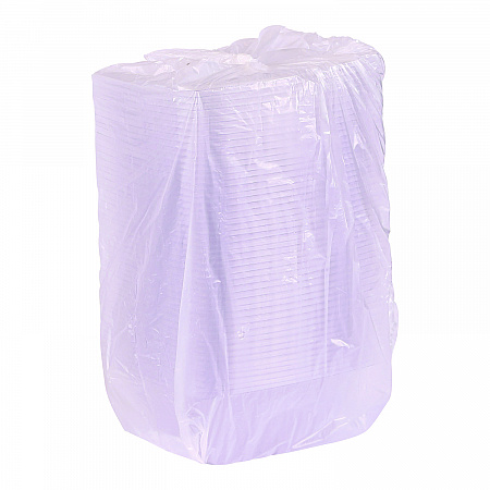 Renewable and Compostable Rectangular Deli Containers, 32 oz, 7.5 x 6.5 x 3, Clear, Plastic, 50/Pack, 4 Packs/Carton (EPRC32)