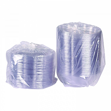 Salad Bowls with Lids, Squat, 64 oz, 9.5