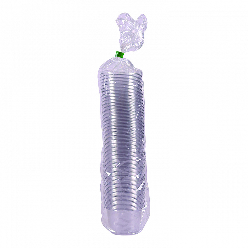 Renewable and Compostable Portion Cups, 4 oz, Plastic, Clear, 100/Pack, 20 Packs/Carton (EPPC400)