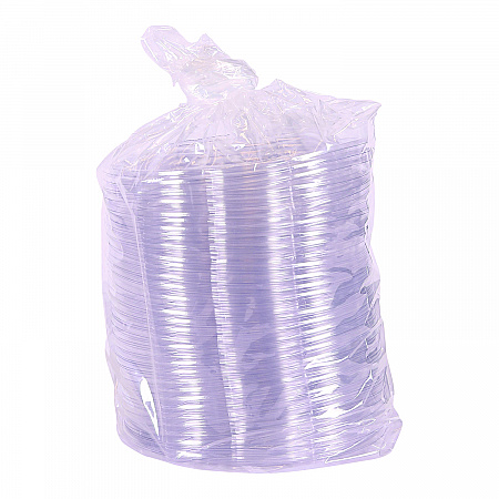 Renewable and Compostable Lids, Fits 24, 32 and 48 oz Salad Bowls, Clear, Plastic, 300/Carton (EPSBLID)