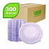 Renewable and Compostable Lids, Fits 24, 32 and 48 oz Salad Bowls, Clear, Plastic, 300/Carton (EPSBLID)