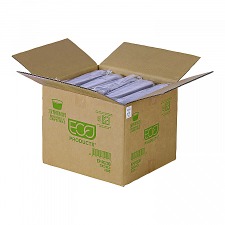 Renewable and Compostable Portion Cups, 2 oz, Plastic, Clear, 100/Pack, 20 Packs/Carton (EPPC200)
