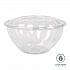 Renewable and Compostable Salad Bowls with Lids, 32 oz, Clear, Plastic, 50/Pack, 3 Packs/Carton (EPSB32)