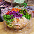 Renewable and Compostable Salad Bowls with Lids, 32 oz, Clear, Plastic, 50/Pack, 3 Packs/Carton (EPSB32)