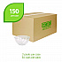 Renewable and Compostable Salad Bowls with Lids, 32 oz, Clear, Plastic, 50/Pack, 3 Packs/Carton (EPSB32)