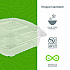 Renewable and Compostable Clear Clamshell Hinged Food Containers, 8 x 8 x 3, Plastic, 80/Pack, 2 Packs/Carton (EPLC81)