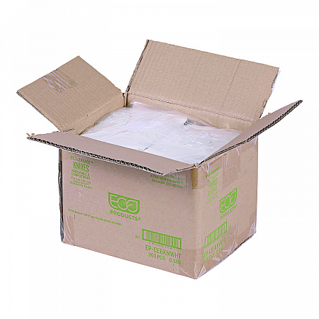 Cutlery for Cutlerease Dispensing System, Knife, Plastic, White, 960/Carton (EPCE6KNWHT)