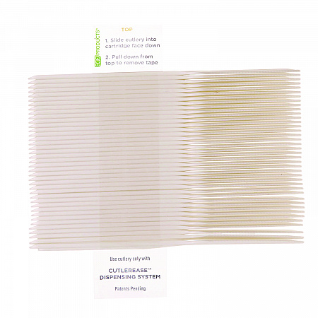 Cutlery for Cutlerease Dispensing System, Knife, Plastic, White, 960/Carton (EPCE6KNWHT)