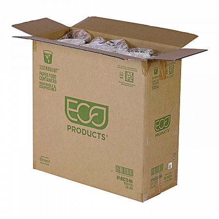 World Art Renewable and Compostable Food Container, 32 oz, 4.05