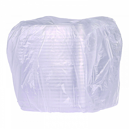 Lids for Regalia Sugarcane 160 oz Bowls, 12 x 12 x 1.9, Clear, 50/Carton (EPBL160LID)