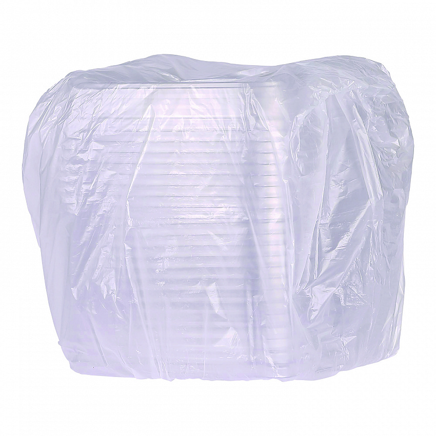 Lids for Regalia Sugarcane 160 oz Bowls, 12 x 12 x 1.9, Clear, 50/Carton (EPBL160LID)