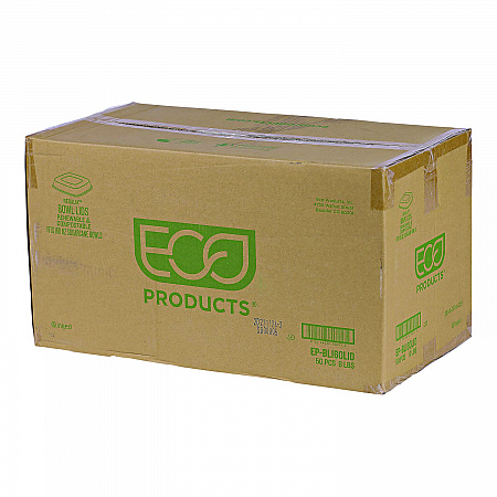 Lids for Regalia Sugarcane 160 oz Bowls, 12 x 12 x 1.9, Clear, 50/Carton (EPBL160LID)