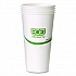 GreenStripe Hot Cups, 20 oz, Paper, White, 50/Pack, 20 Packs/Carton (EPBHC20GS)