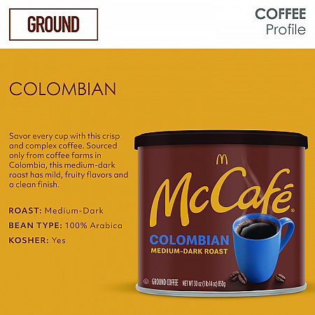 Ground Coffee, Colombian, 30 oz Can (7153EA)