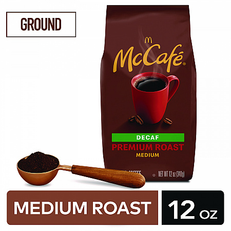 Ground Coffee, Premium Roast Decaf, 12 oz Bag (5534EA)