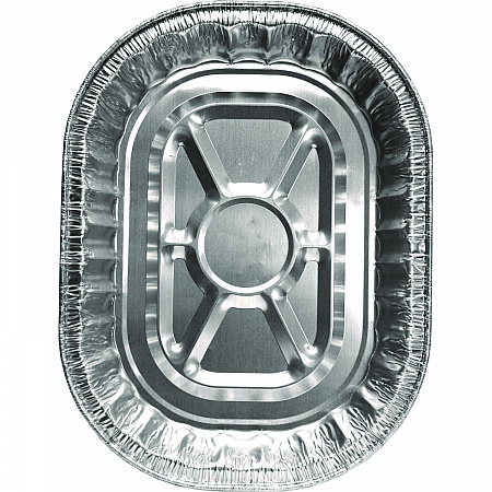 Giant Rack Roaster Pan, 272 oz, 14.43 x 3.12 x 17.68, Silver, Aluminum, 100/Carton (32400100)