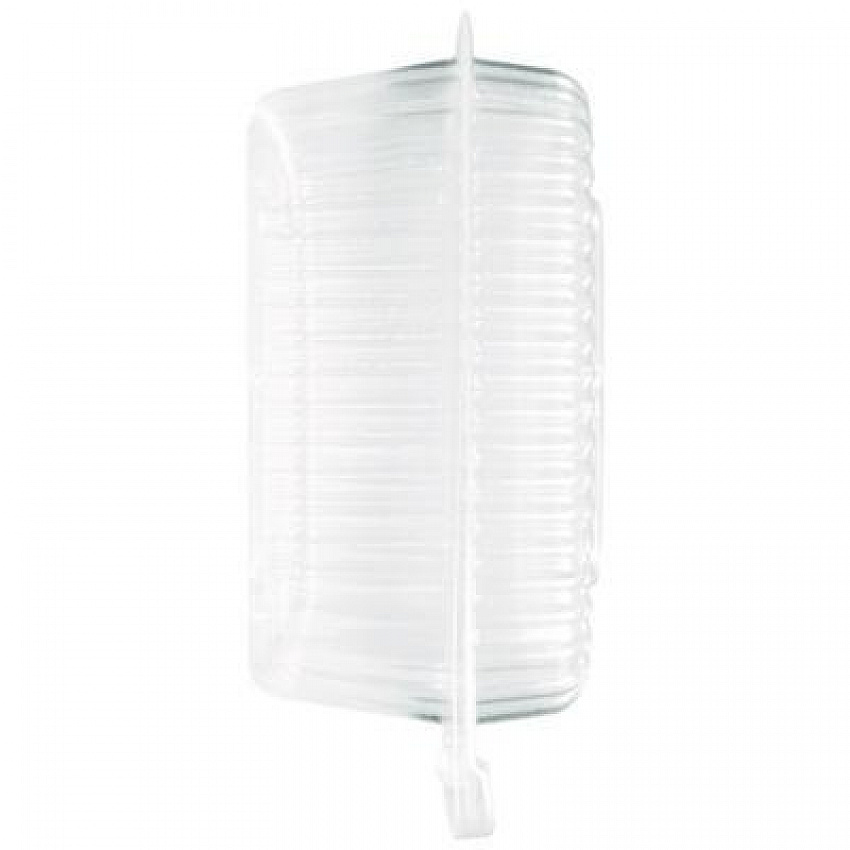 Handi-Lock Single Compartment Food Container, 60 oz, 8.63 x 3 x 9, Clear, Plastic, 200/Carton (6010S200)