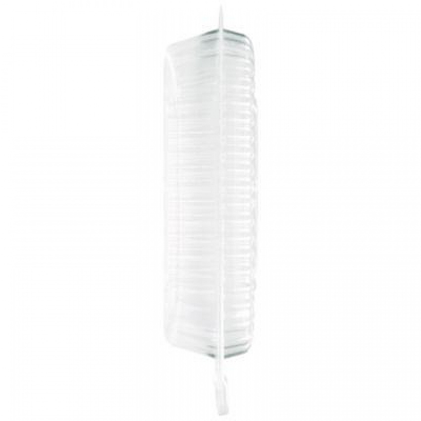 Handi-Lock Single Compartment Food Container, 12 oz, 8.63 x 2.75 x 5.25, Clear, Plastic, 500/Carton (6051S500)