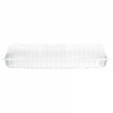 Handi-Lock Single Compartment Food Container, 12 oz, 8.63 x 2.75 x 5.25, Clear, Plastic, 500/Carton (6051S500)