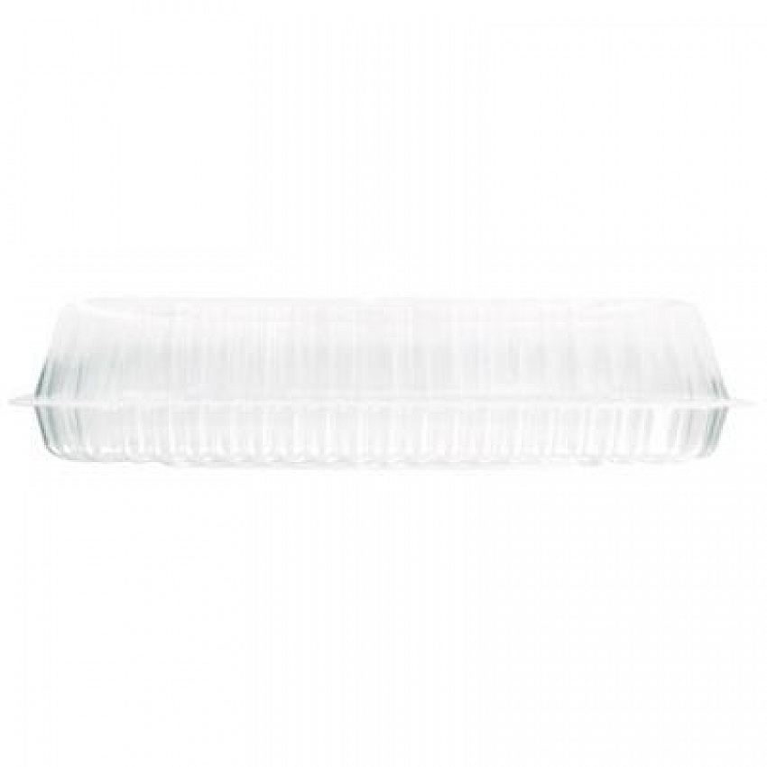 Handi-Lock Single Compartment Food Container, 12 oz, 8.63 x 2.75 x 5.25, Clear, Plastic, 500/Carton (6051S500)