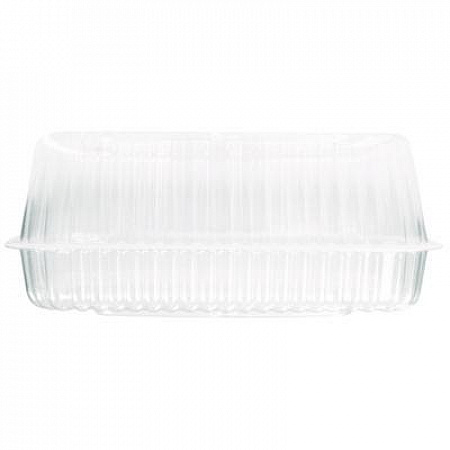 Handi-Lock Single Compartment Food Container, 26 oz, 6.5 x 3.25 x 6.12, Clear, Plastic, 500/Carton (6061D500)
