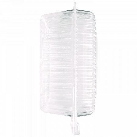 Handi-Lock Single Compartment Food Container, 46 oz, 8 x 3 x 8.87, Clear, Plastic, 250/Carton (6091S250)