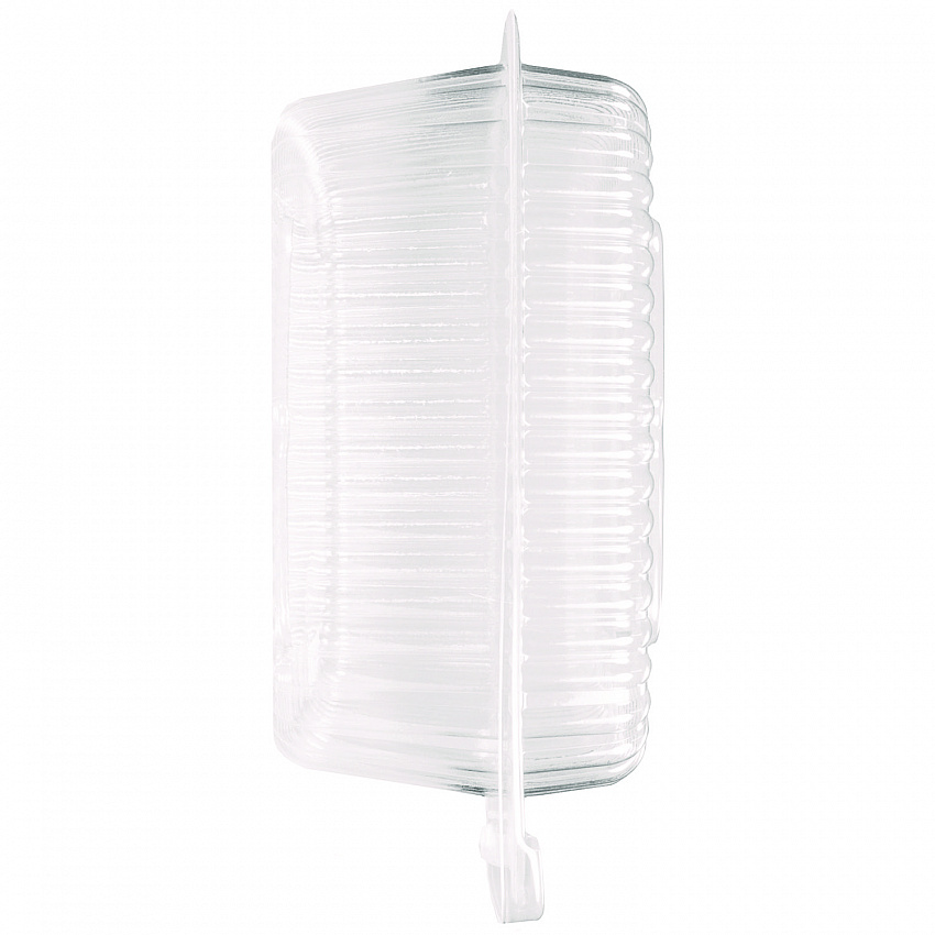 Handi-Lock Single Compartment Food Container, 46 oz, 8 x 3 x 8.87, Clear, Plastic, 250/Carton (6091S250)