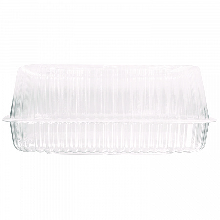 Handi-Lock Single Compartment Food Container, 46 oz, 8 x 3 x 8.87, Clear, Plastic, 250/Carton (6091S250)