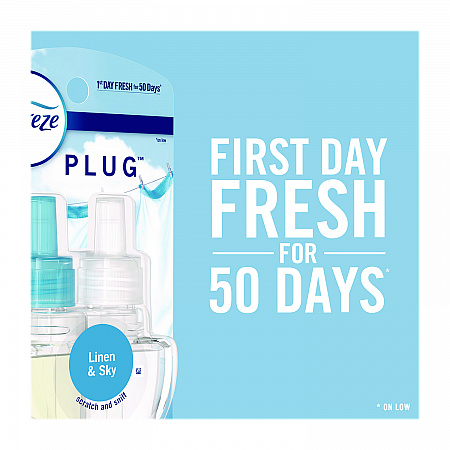 PLUG Air Freshener Refills, Mediterranean Lavender, 0.87 oz, 3/Pack (54367)