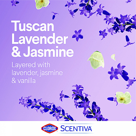 Scentiva Bleach Free Cleaning Wipes, 7.75 x 7, Tuscan Lavender and Jasmine, 75/Canister (60040)