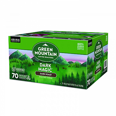Dark Magic Extra Bold Coffee K-Cups, Regular, 70/Box (5000373740)