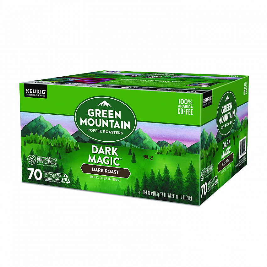 Dark Magic Extra Bold Coffee K-Cups, Regular, 70/Box (5000373740)
