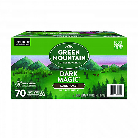Dark Magic Extra Bold Coffee K-Cups, Regular, 70/Box (5000373740)