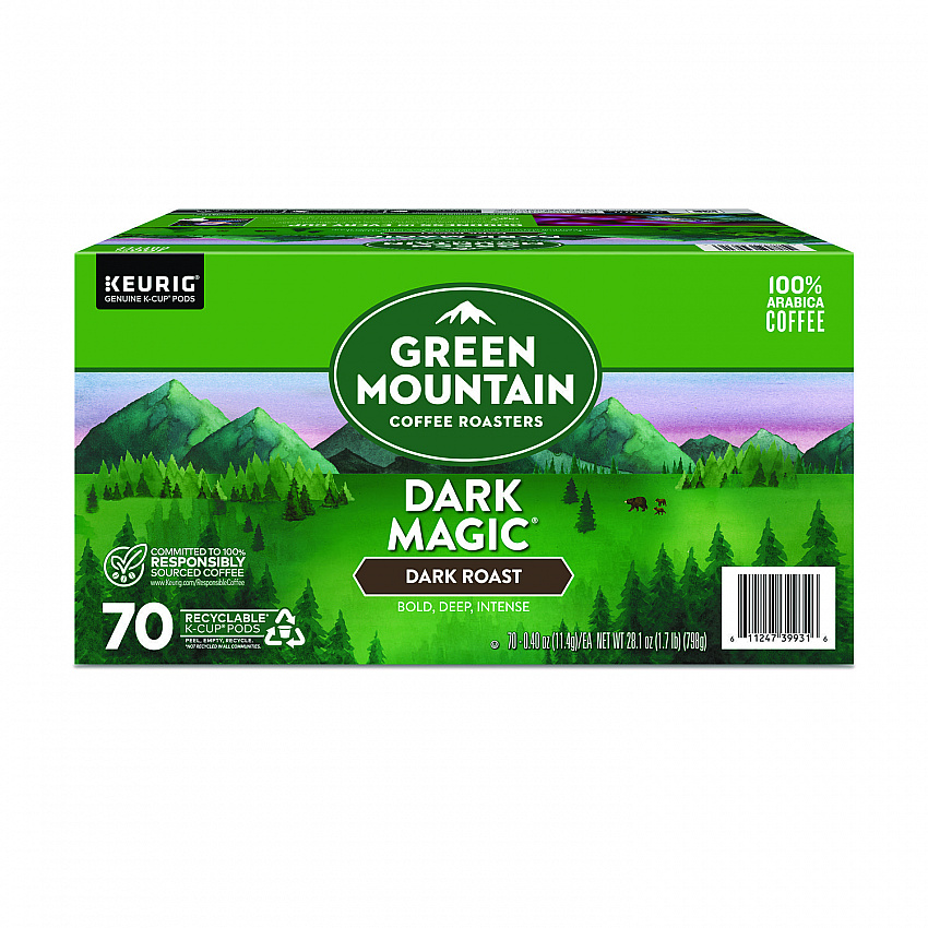 Dark Magic Extra Bold Coffee K-Cups, Regular, 70/Box (5000373740)