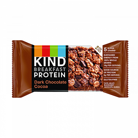 Breakfast Protein Bars, Dark Chocolate Cocoa, 1.76 oz Two-Bar Packs, 6/Box (PHW41936)