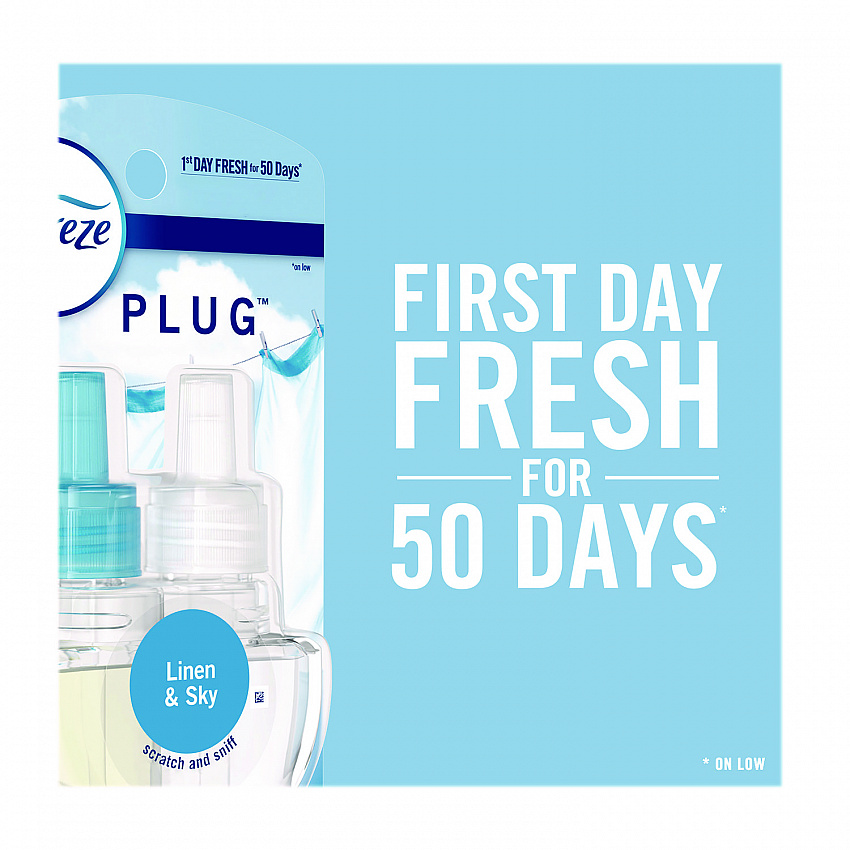 PLUG Air Freshener Refills, Downy April Fresh, 0.87 oz (52369)