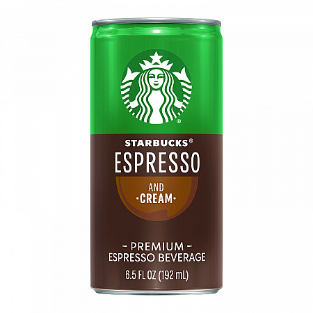 Cold Brew Coffee, Doubleshot Espresso and Cream, 6.5 oz Can, 24/Carton (PEP10451)