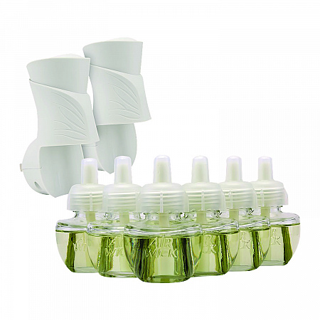 Plug-in Scented Oil Starter Kit, Fresh Linen, 0.67 oz, 8/Pack (01914CT)