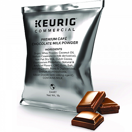 Premium Cafe Powders, Chocolate, 16 oz Bag, 12/Carton (5000370312)